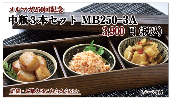 中瓶セット MB250-3A 3,900円(税込)