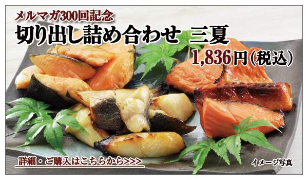 切り出し詰め合わせ 三夏 1,512円(税込)