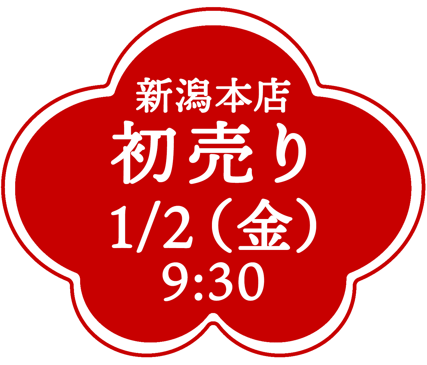 新潟本店 初売り